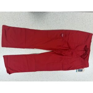 Cherokee Workwear Revolution Womens Red Scrub Pants Size M Cargo Drawstring NWT